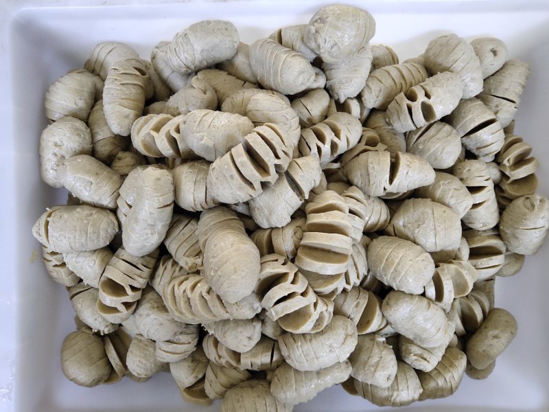 全规格面筋，纯手工谷朊粉面筋串，厂家直销