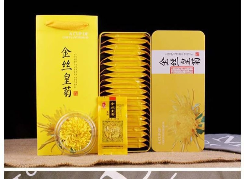 修水金丝皇菊一朵一杯特级大朵菊花茶清热去火花草茶