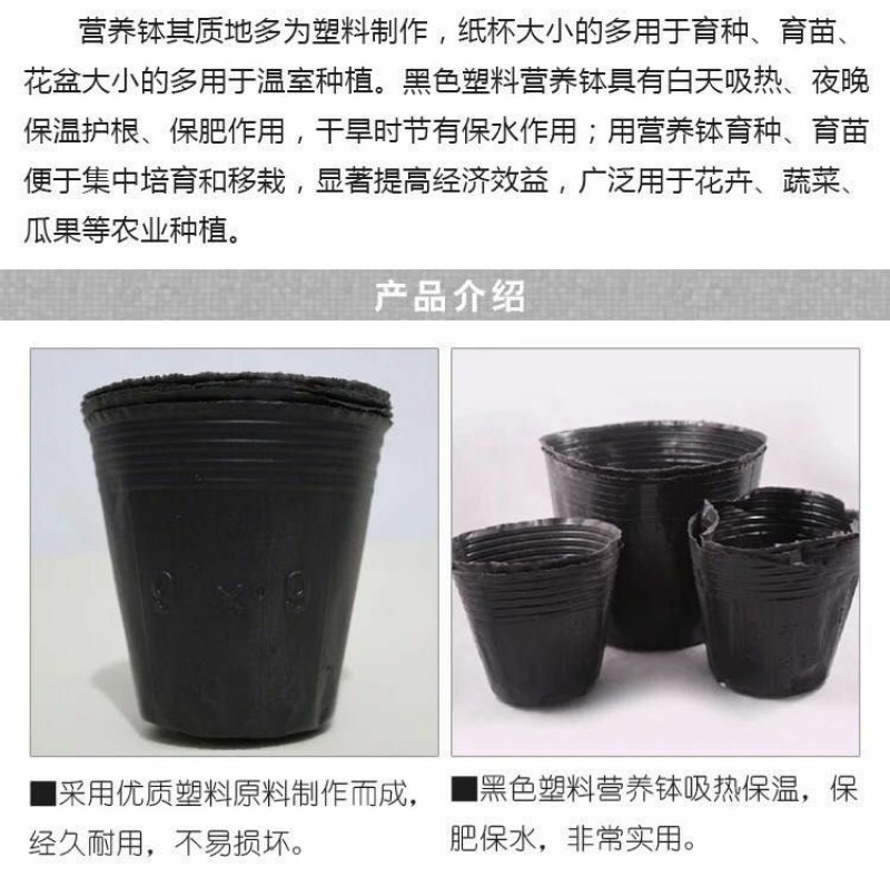 营养钵营养袋营养杯包邮（新疆海南等地除外）