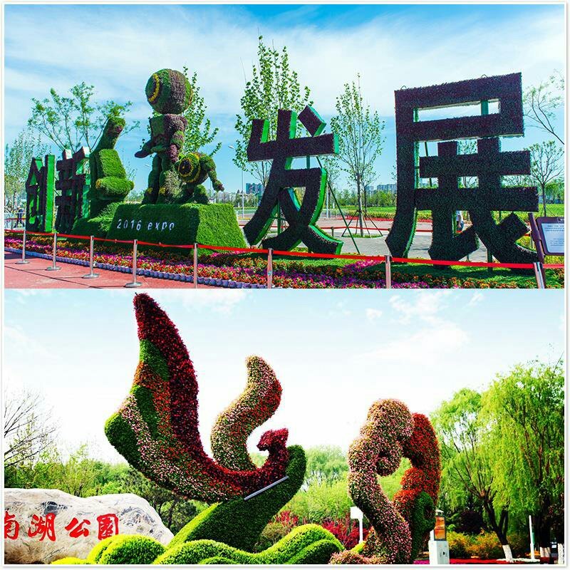 定制绿雕五色草植物绿雕动物绿雕工艺品五色草雕塑绿雕大型