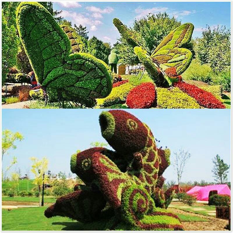 定制绿雕五色草植物绿雕动物绿雕工艺品五色草雕塑绿雕大型