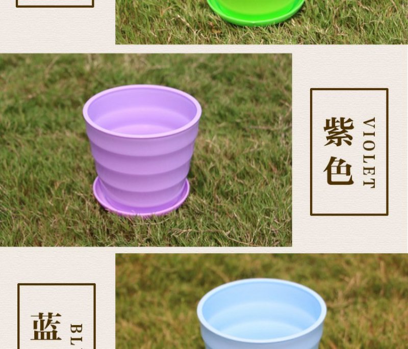 花盆pp树脂螺纹花盆多肉绿植带托盘花盆厂家直销