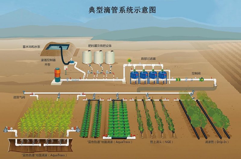 迷宫滴灌带滴灌带大田滴灌滴灌玉米滴灌小麦滴灌