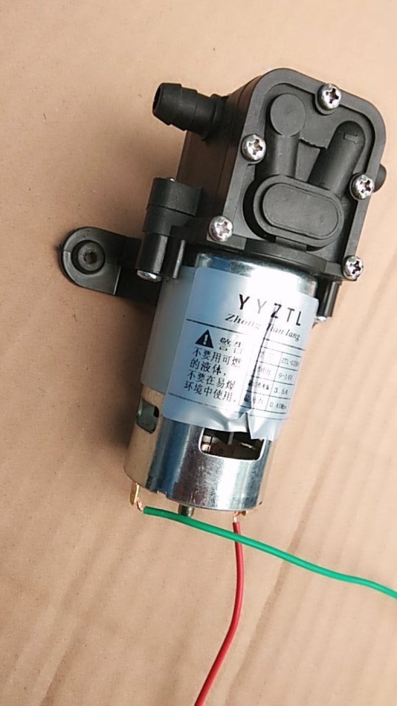 电动喷雾器水泵12v电机高效双泵隔膜泵小型打药泵自吸