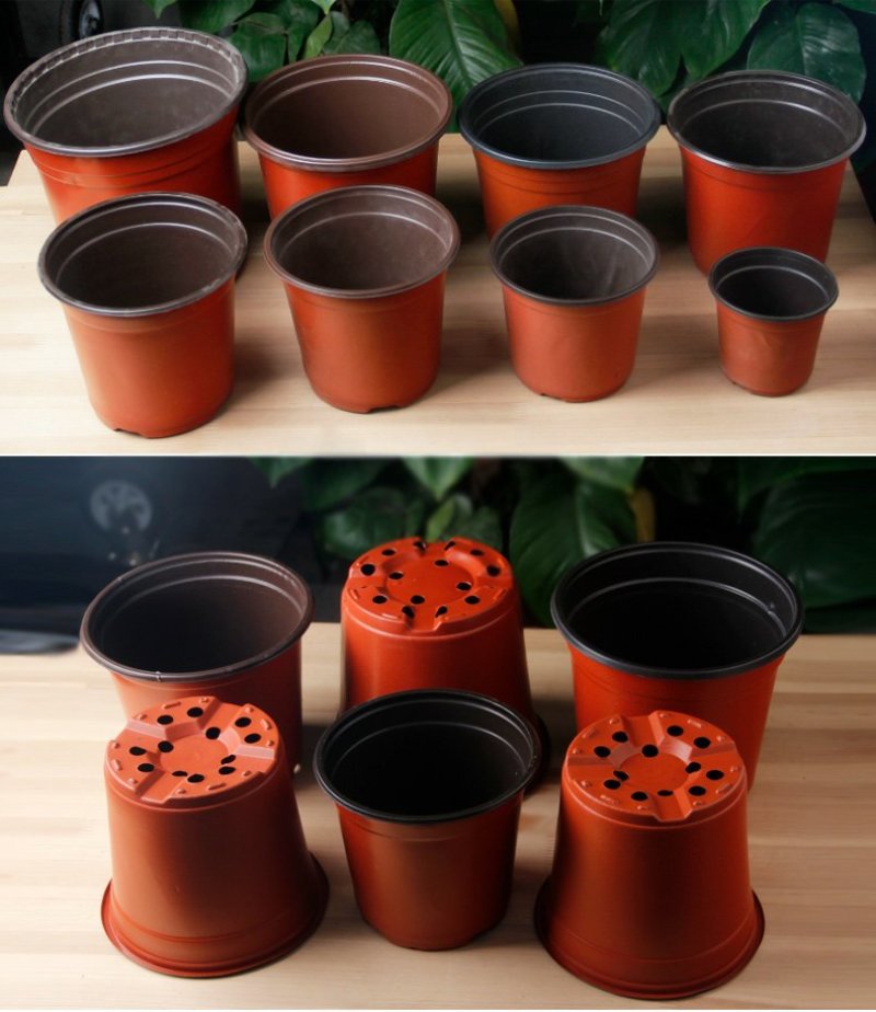 双色盆简易花盆花卉花盆简易双色盆园艺花盆小花盆