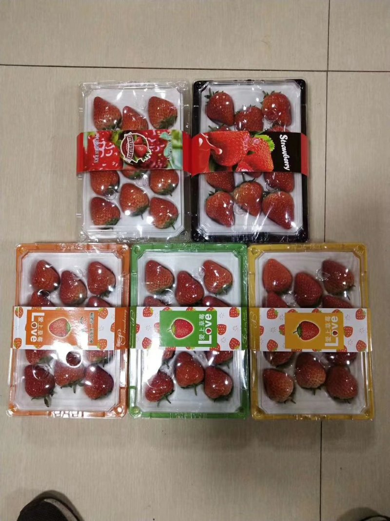 果品包装盒，水果包装盒。彩带。各种水果包装