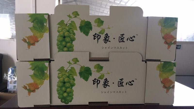 纸箱，水果包装，精品礼盒，包装设计，阳光玫瑰纸箱