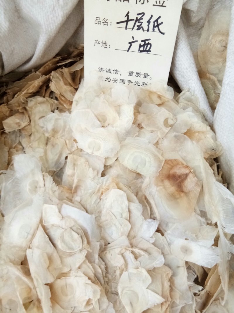 木蝴蝶广西无硫千层纸新鲜干货干净无杂