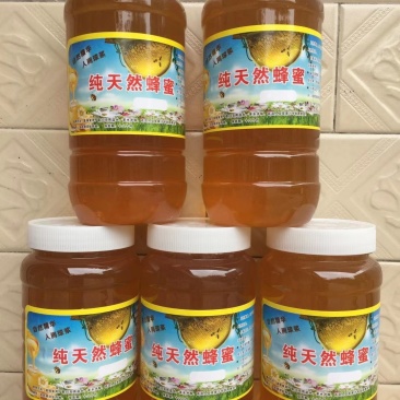 百花蜜自己家果园养的中蜂百花蜜蜂蜜蜜糖原蜜无添加剂