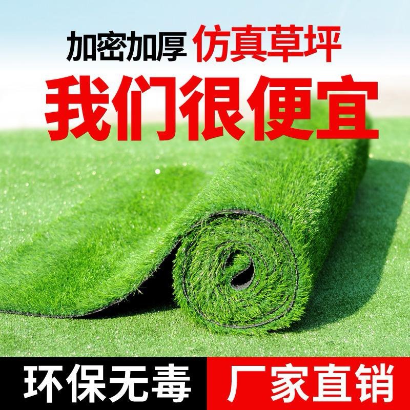 仿真草坪垫子假草户外绿色人造草皮地毯墙面装饰绿植塑料人工