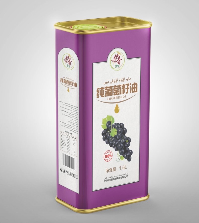 1.6升纯葡萄籽油（铁罐＊礼盒）
