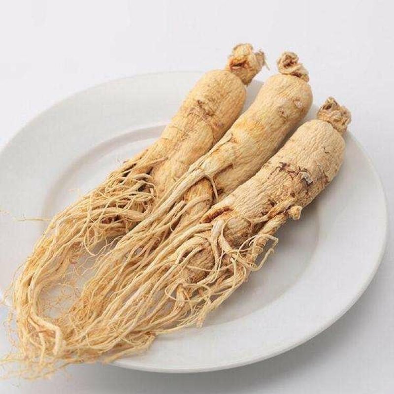 长白山无硫人参盒装500g原皮全须白