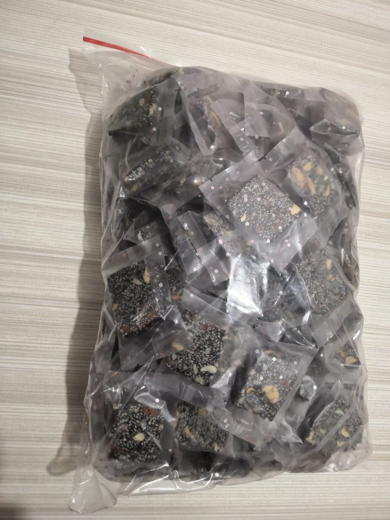 黑芝麻核桃营养糕办公室休闲芝麻片黑芝麻核桃枸杞糖