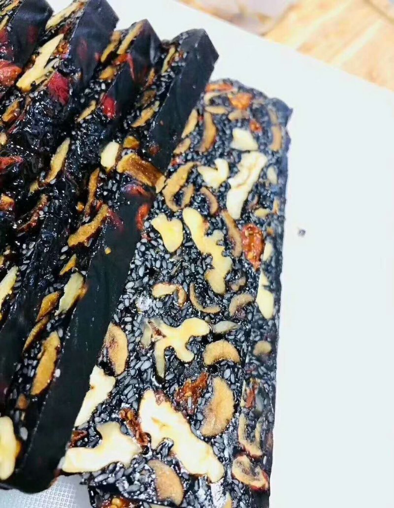 黑芝麻花生养生益智糕酒吧零食茶点