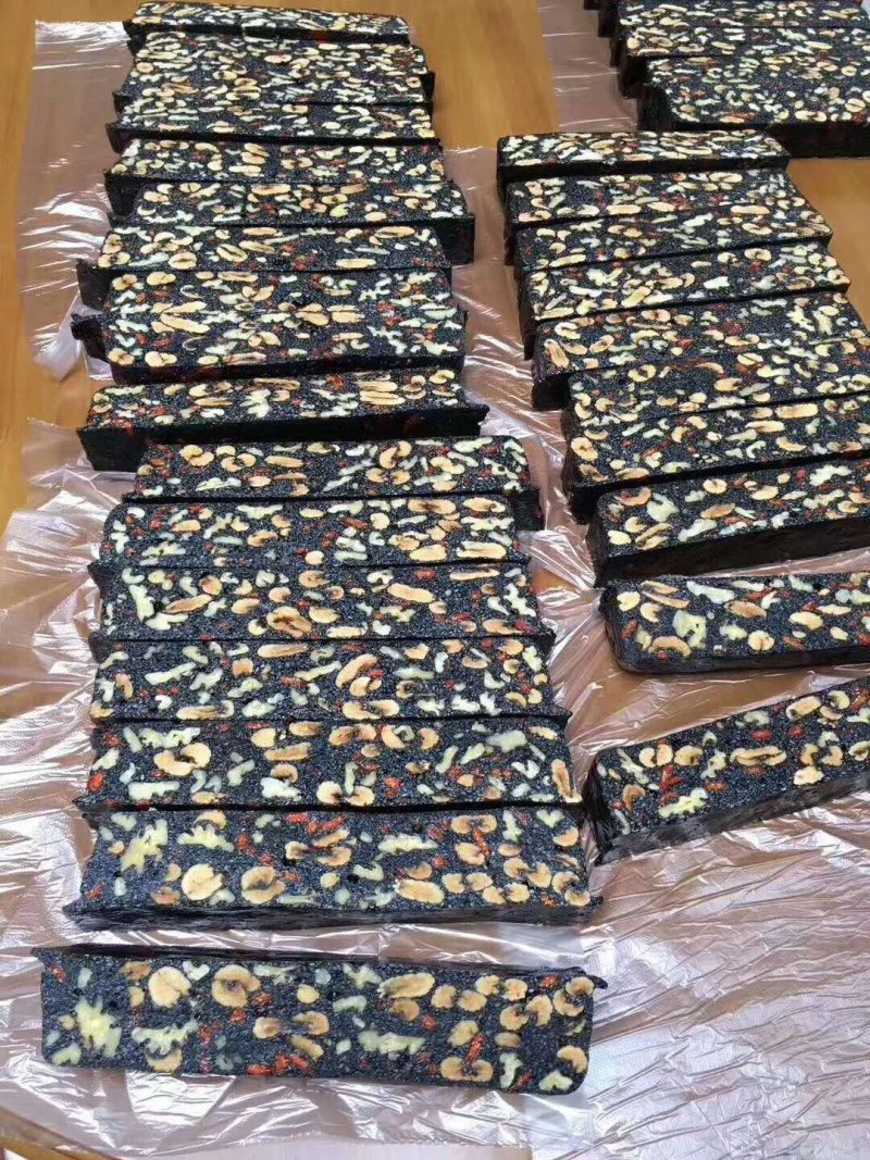 黑芝麻花生养生益智糕酒吧零食茶点