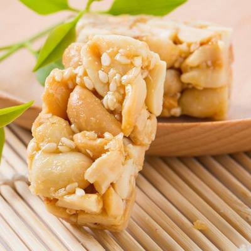 批发白芝麻原味果脯花生酥休闲零食黑芝麻花生片