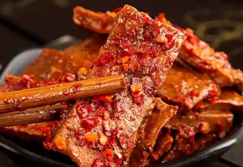 湖南特产冷江新化麻辣豆干原料薄片小豆干招各省市批发代理