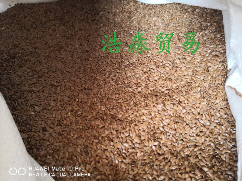 亚麻籽褐色黄金亚麻籽可榨油各种规格量大从优