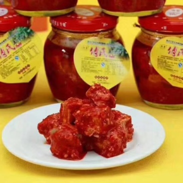 我老妈子做的霉豆腐，下饭，一个香呀。