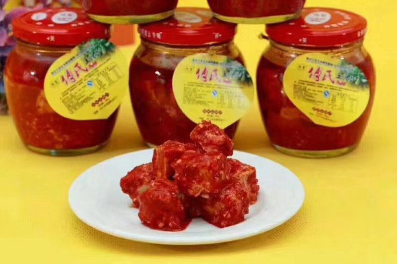 我老妈子做的霉豆腐，下饭，一个香呀。