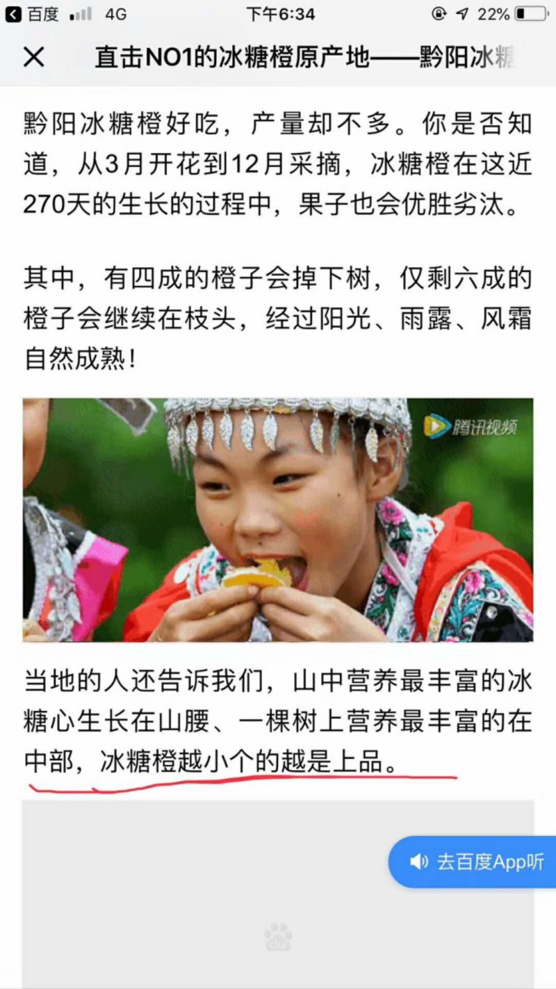 冰糖橙