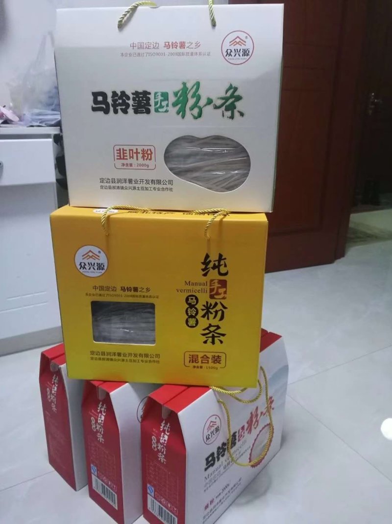 土豆粉条（散装、礼盒种类多样）