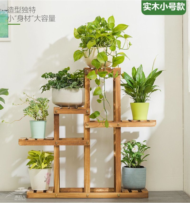 室内花架阳台花架花架实木质多肉花架育苗花架一件代发