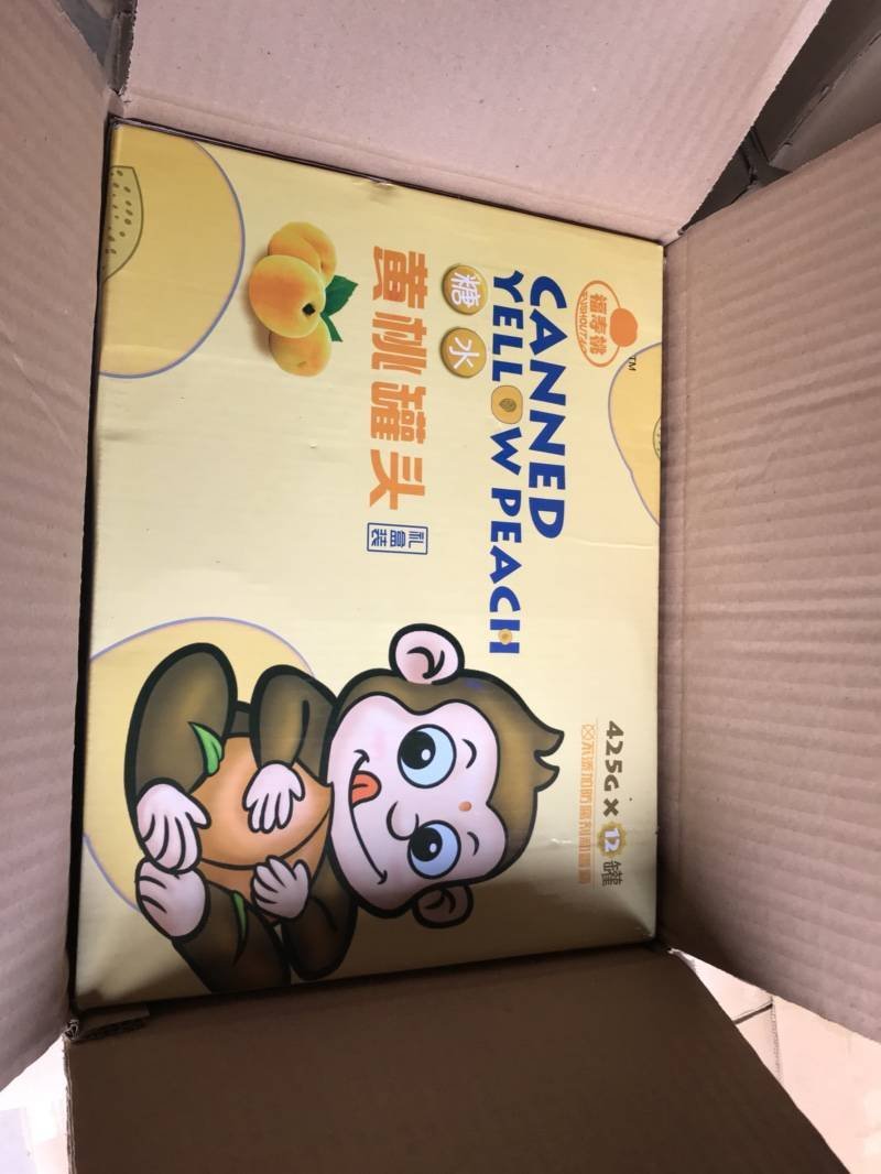 正宗福寿桃黄桃罐头普通装一件代发包邮批发