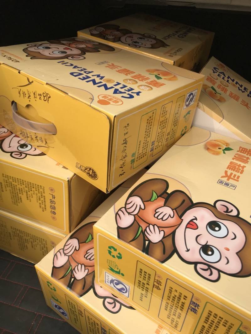 正宗福寿桃黄桃罐头普通装一件代发包邮批发