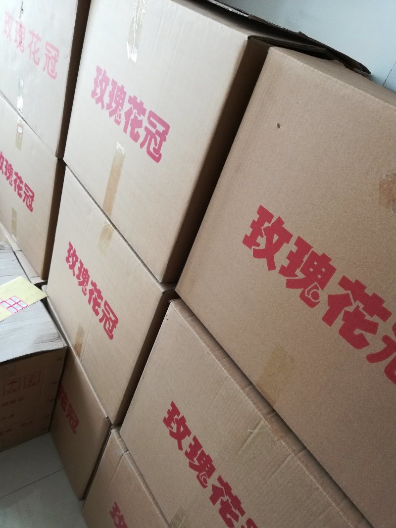 玫瑰花冠无硫一级平阴玫瑰大花冠基地直供