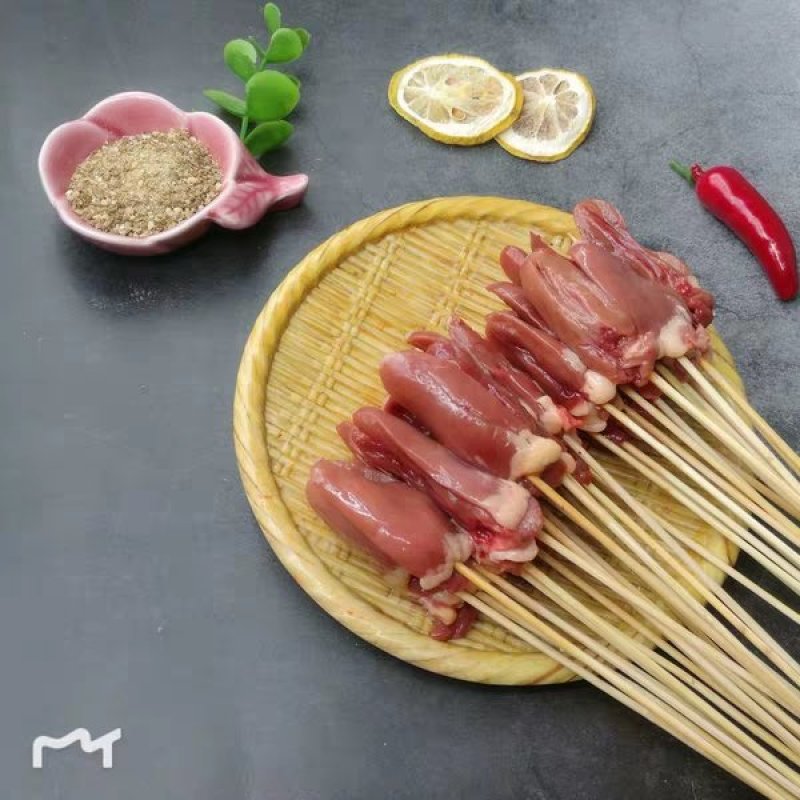 鸡心小串油炸串