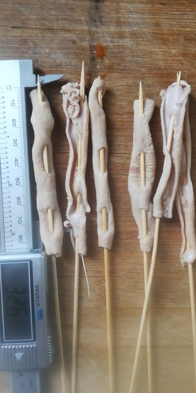 铁板鸭肠小串