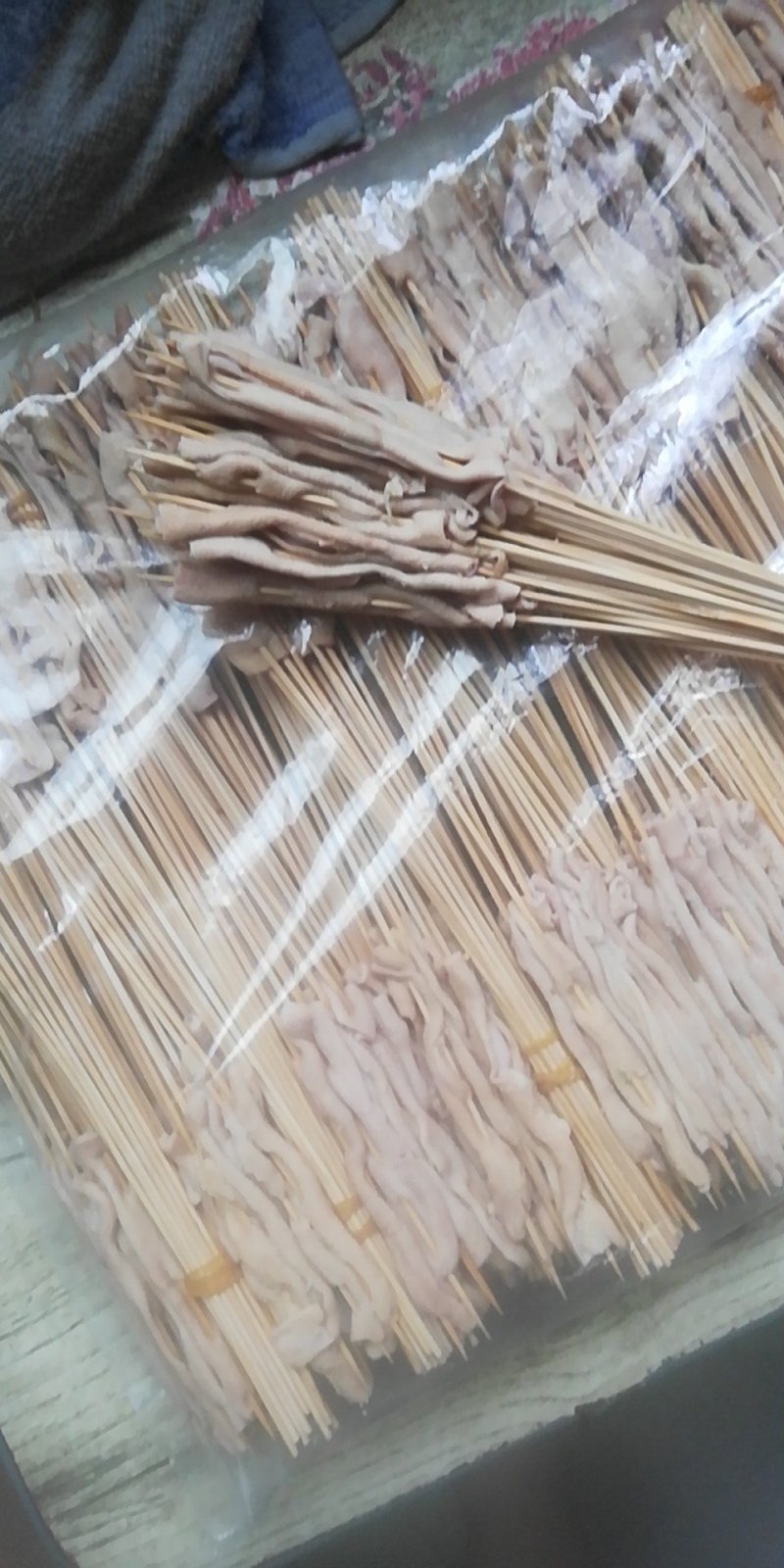 铁板鸭肠小串