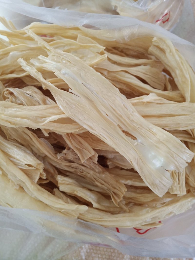 腐竹农家自制柴火纯手工腐竹