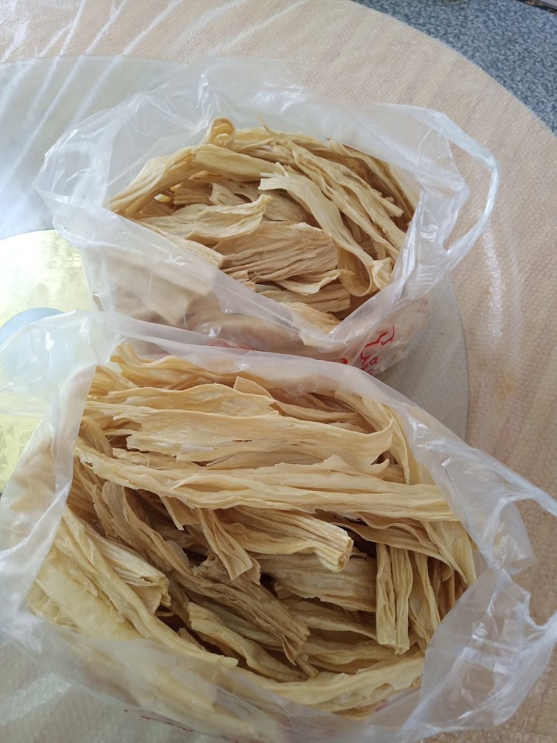 腐竹农家自制柴火纯手工腐竹