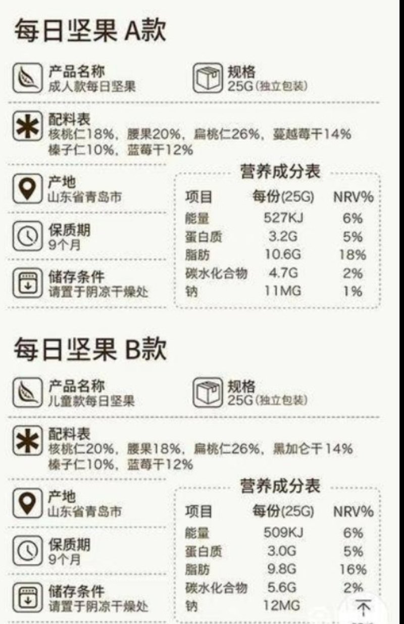 每日坚果