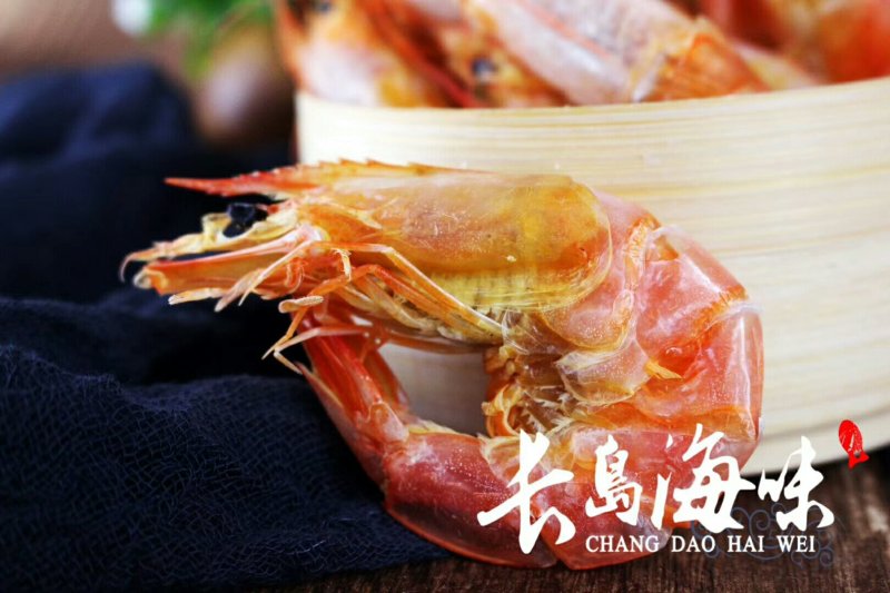 长岛烤虾干~无盐海补虾