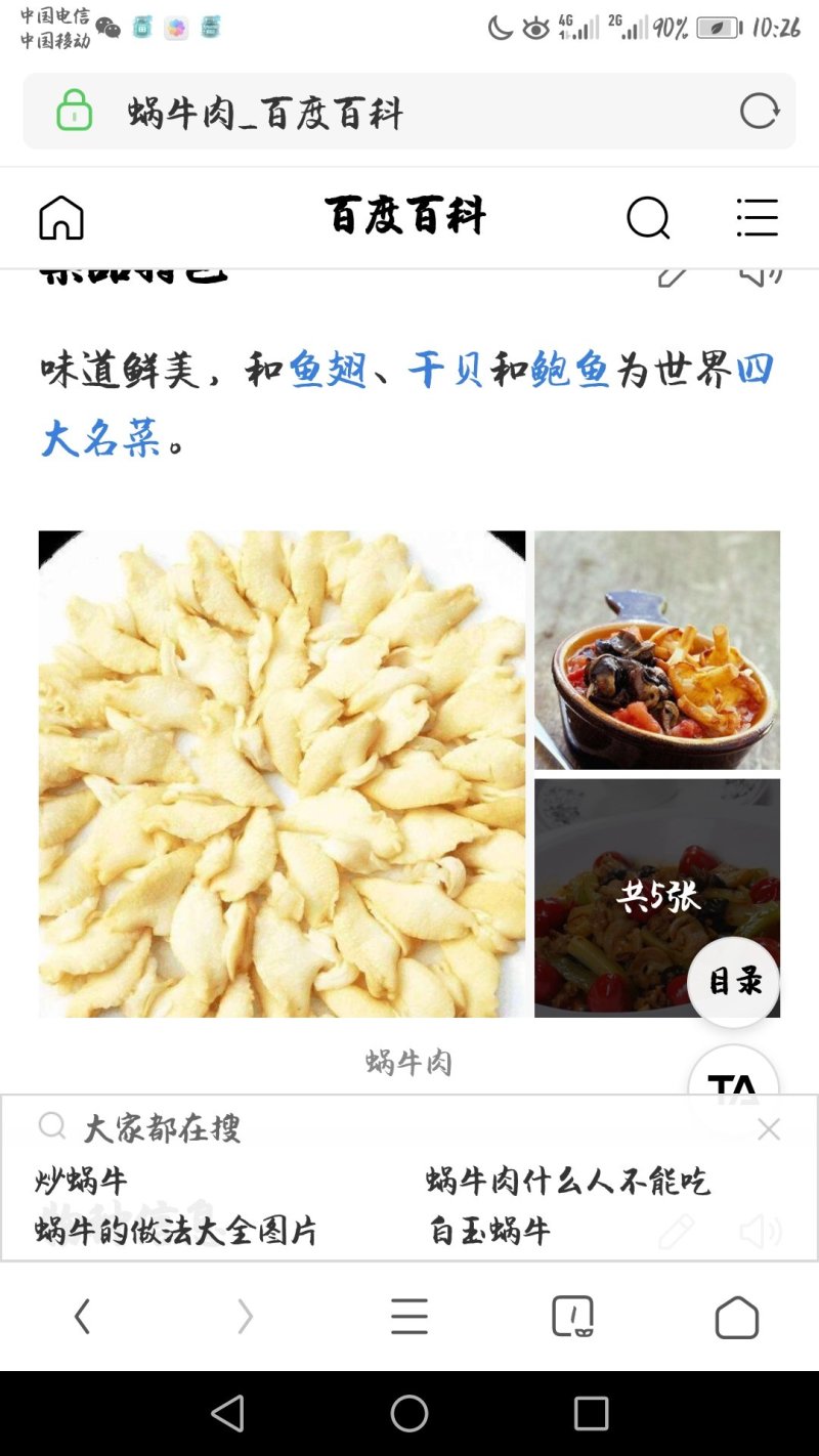 蜗牛肉