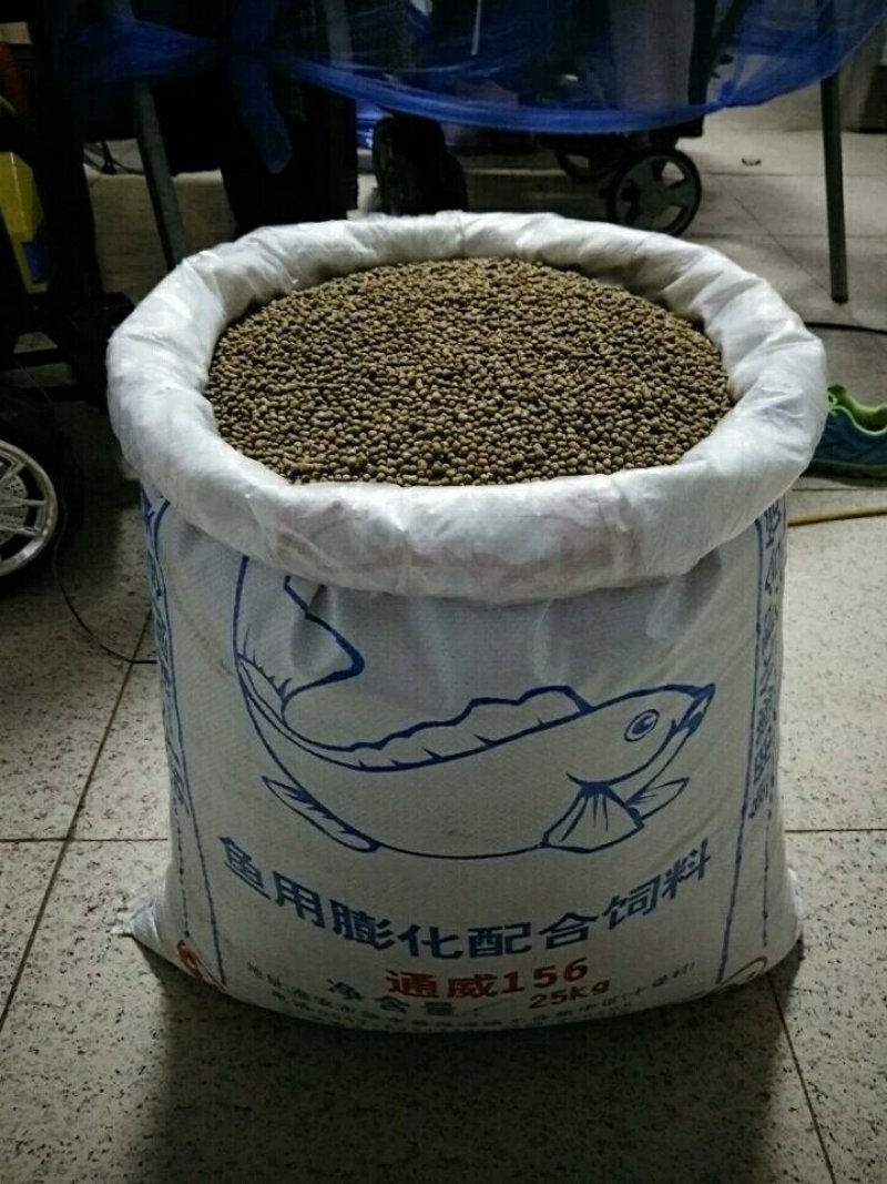 通威鱼饲料小颗粒鱼粮金鱼锦鲤鱼幼鱼开口饲料散装水库