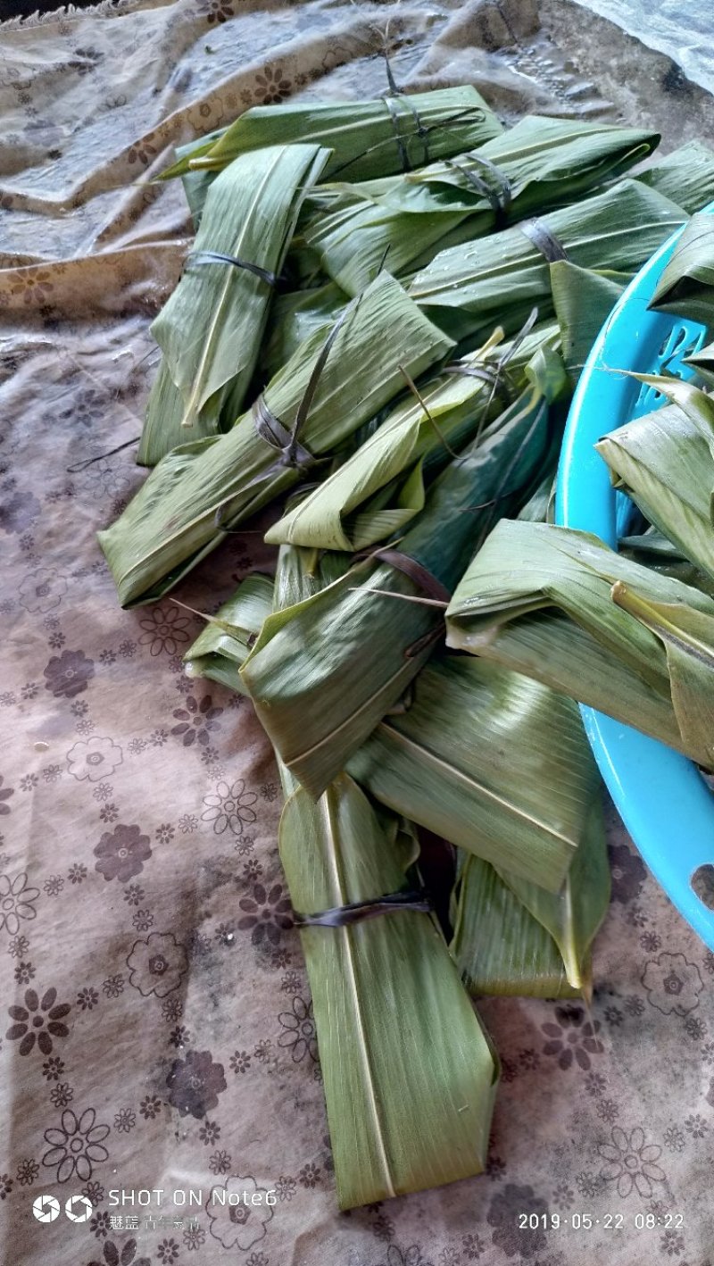 湖南糯米糍粑，粽叶糍粑