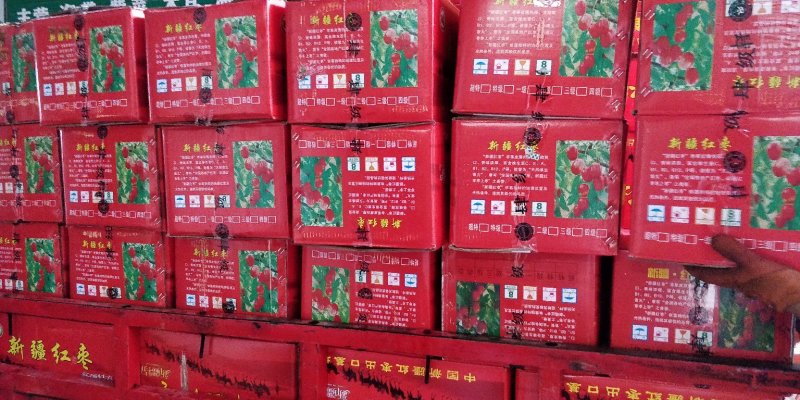 新疆红枣，皮薄肉厚籽小