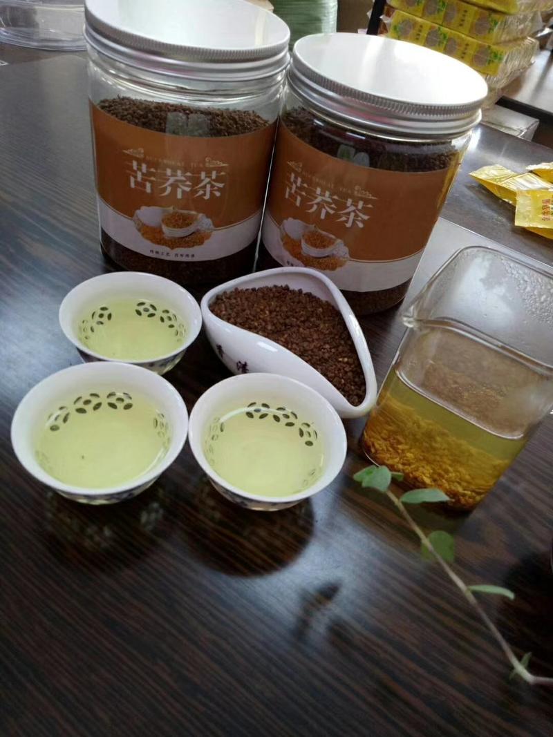 原产地直销黑苦荞茶养生茶，多喝茶益处多多罐装500克