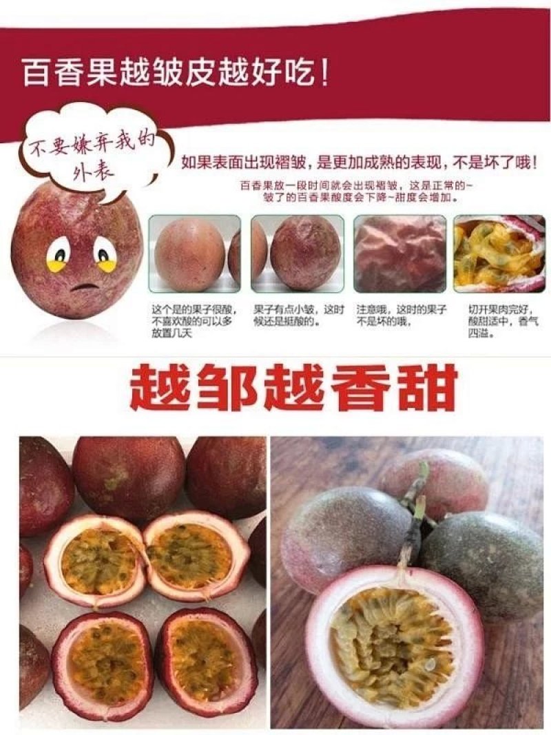 百香果大果5斤西番莲新鲜水果现摘现发酸甜爽口一件代发