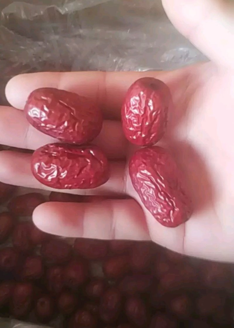 新疆特产红枣若羌灰枣一级干吊大枣5斤包邮零食粥枣