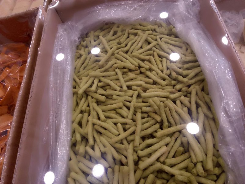 物流包邮优质酥脆豌豆碎长条饼干