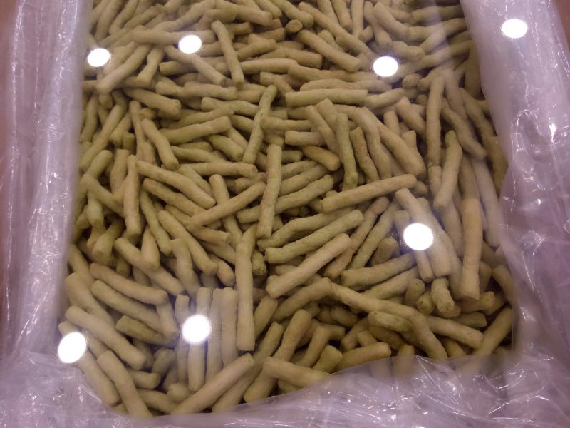 物流包邮优质酥脆豌豆碎长条饼干