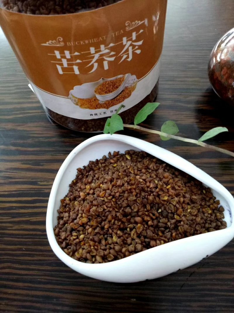 原产地黑苦荞茶罐装500克