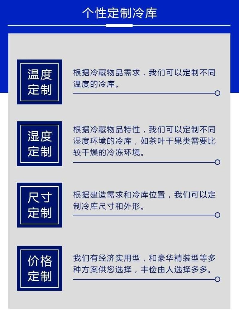 重庆大中小型冷库安装水果蔬菜保鲜库定制果蔬肉类冰库冷冻库