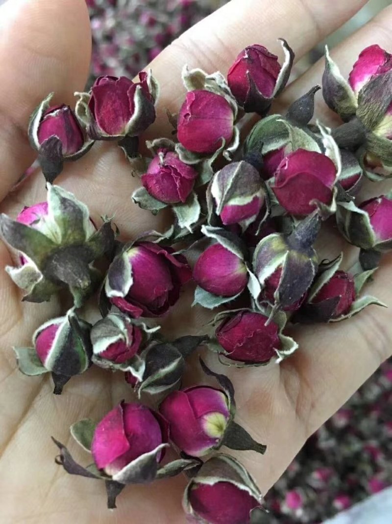 金边玫瑰花茶云南玫瑰花茶散装花果茶金边玫瑰