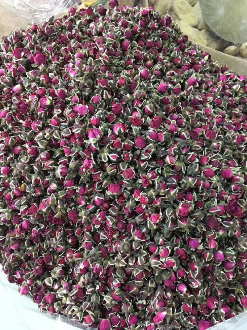 金边玫瑰花茶云南玫瑰花茶散装花果茶金边玫瑰